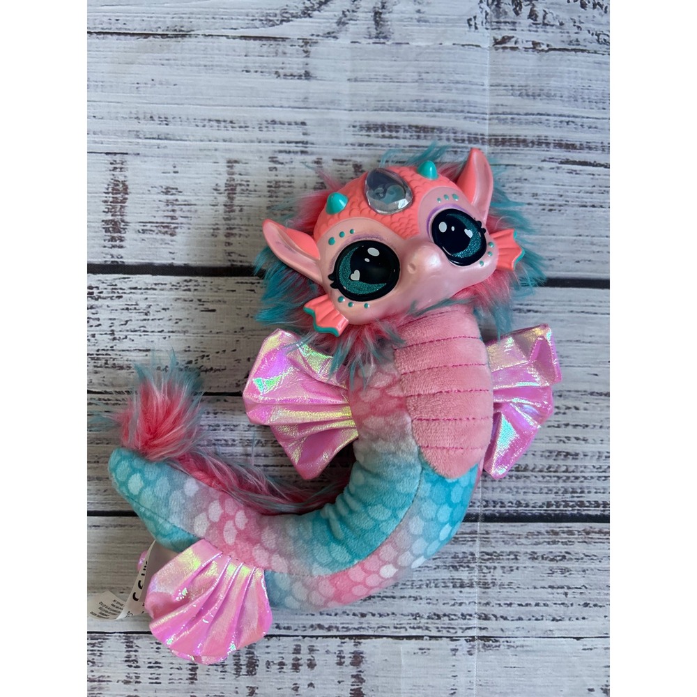 Magic Mixies Gem Surprise Cauldron Series Water Seahorse Plush Rare Moose
